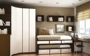 سرویس خواب اتاق کوچک